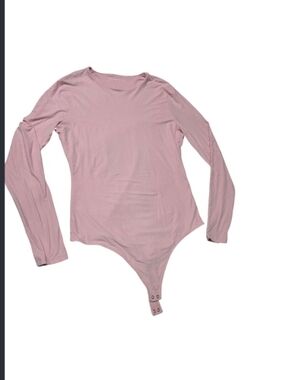 Abercrombie & Fitch Women's Long Sleeve Pink Bodysuit